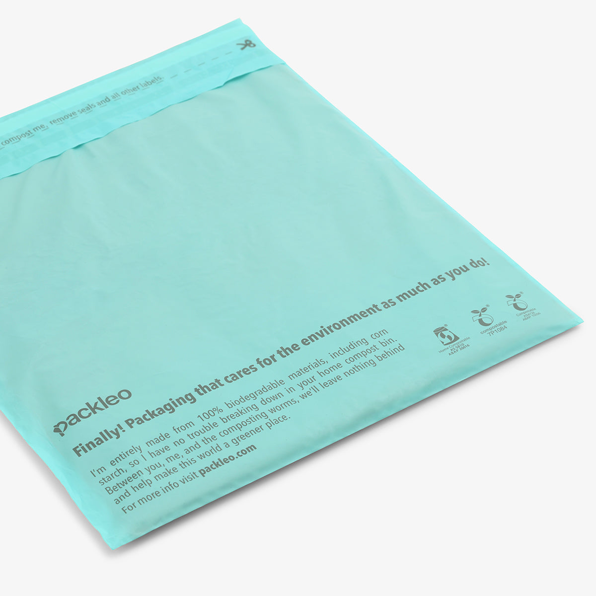 The Glacier | Blue Double Strip Compostable Mailers (Pack of 25)