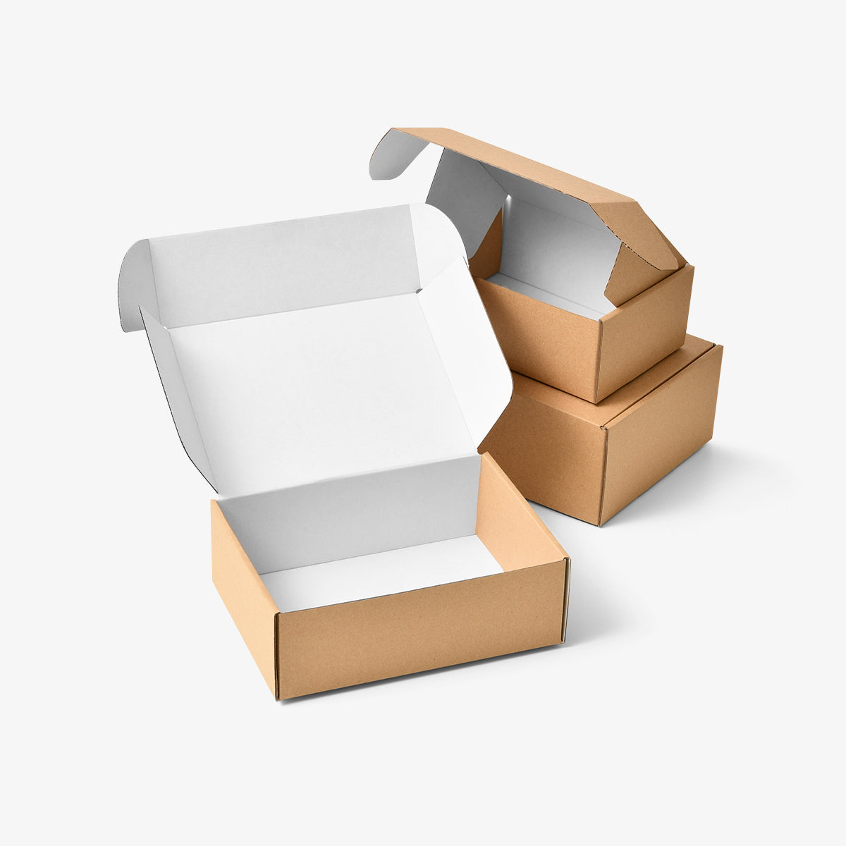 Toasted Marshmallow | Kraft & White Mailing Box (Pack of 25)